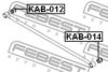 FEBEST KAB-014 Control Arm-/Trailing Arm Bush